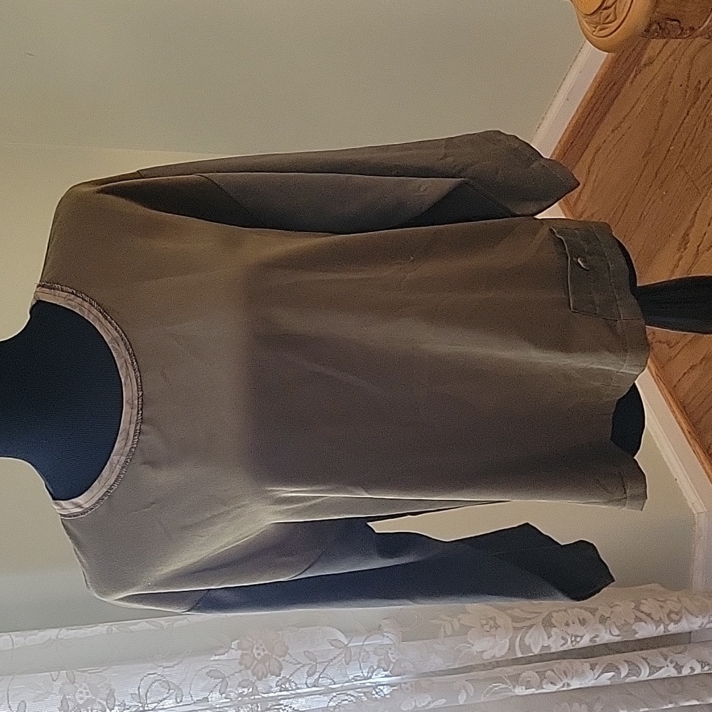 Vintage Donna Jessica olive green top